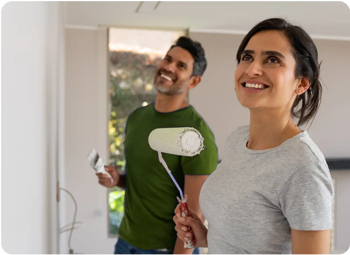 Couple Painting Walls