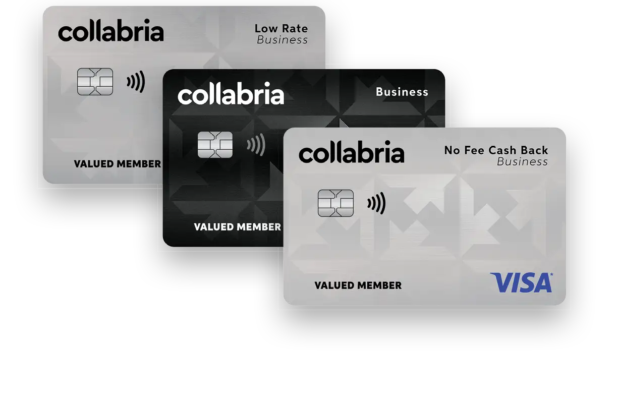 Three Business Collabria Credit Cards