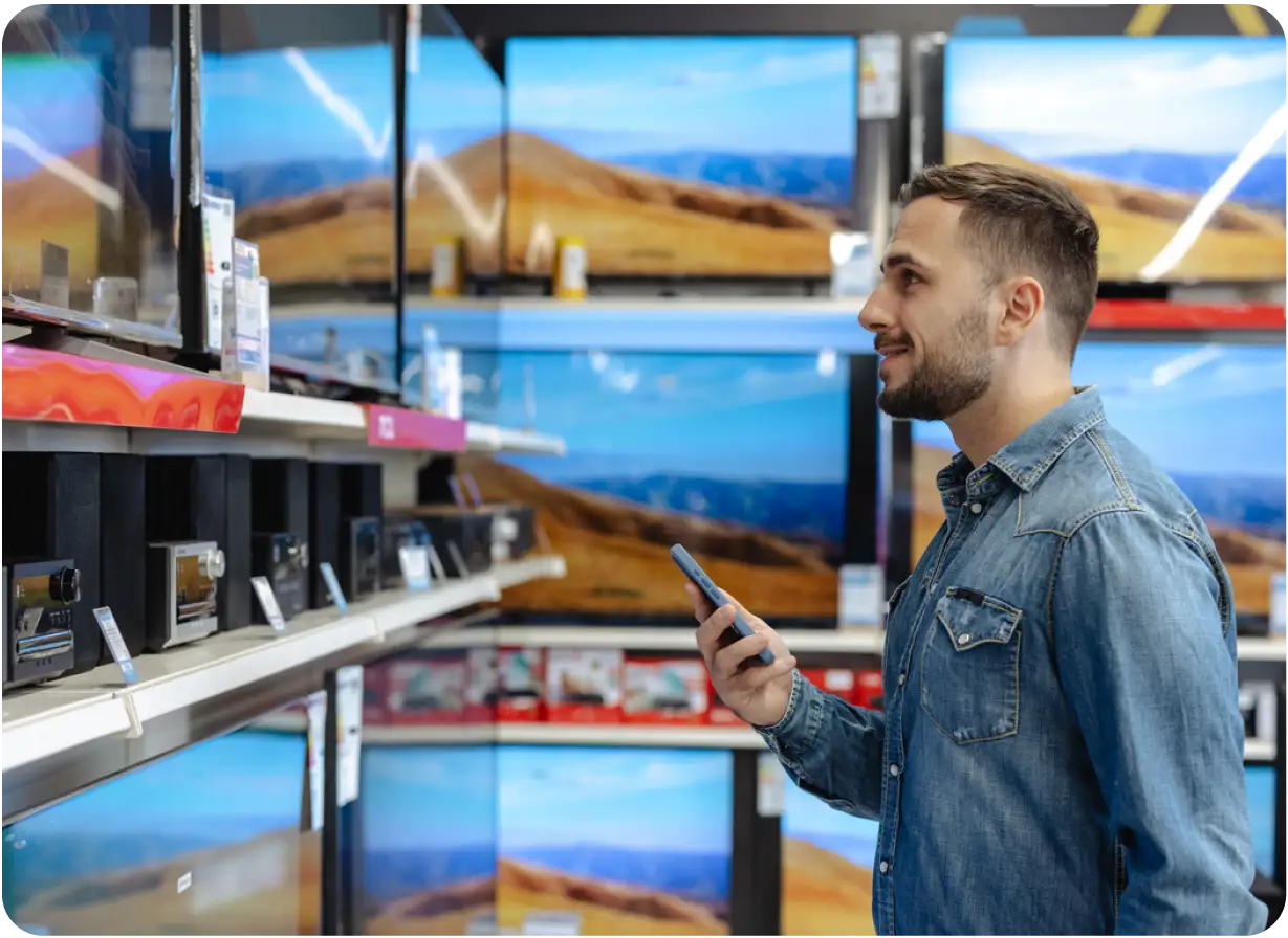 Man Television Shopping