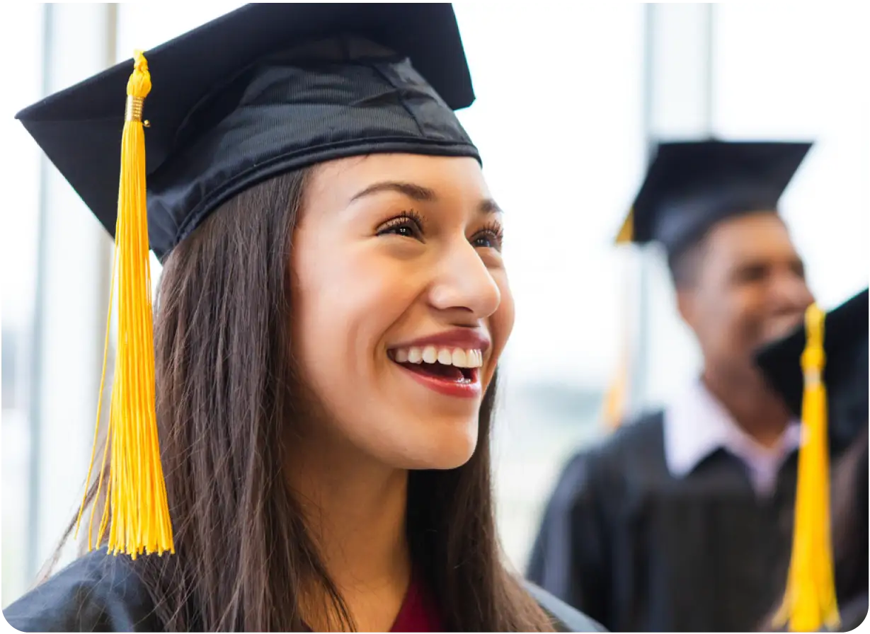 Smiling Female Graduate
