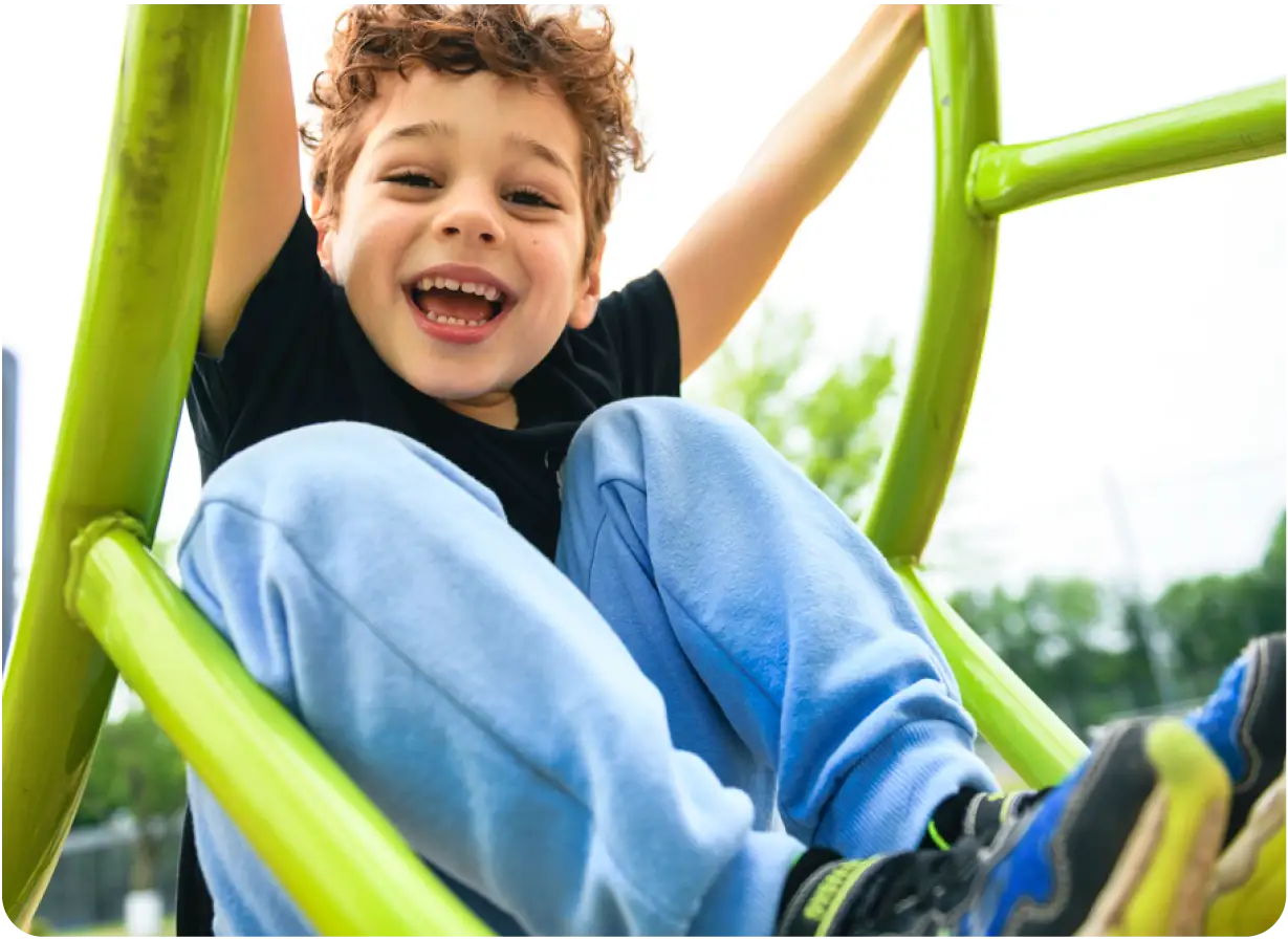 Young Boy on Playground