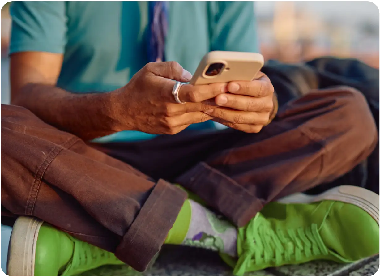 Person Banking Using Phone