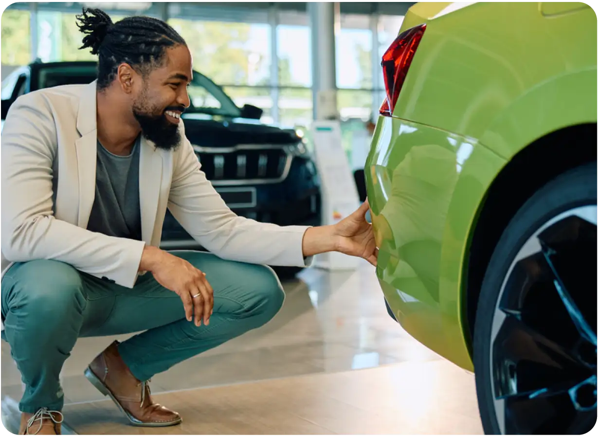 Man Car Shopping