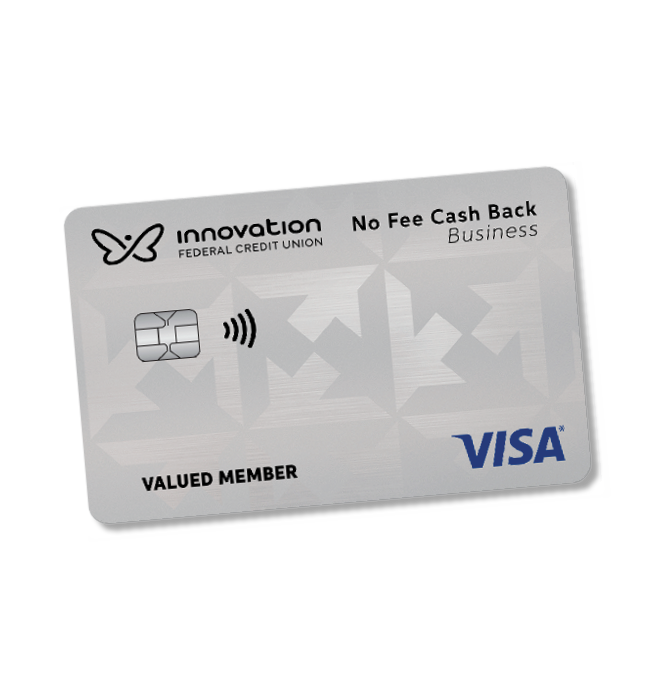 No Fee Cash Back Business Visa card