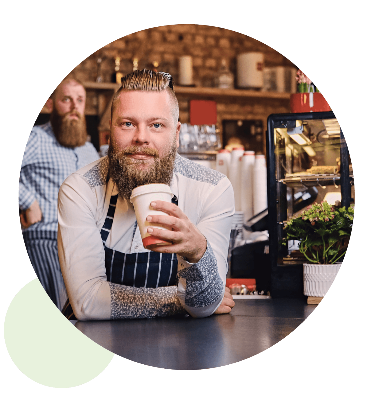 Male business owner - barista