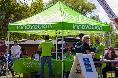 Picnic in the Park ticket tent