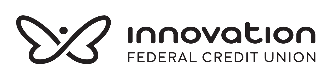 Innovation Federal Credit Union black horizontal logo