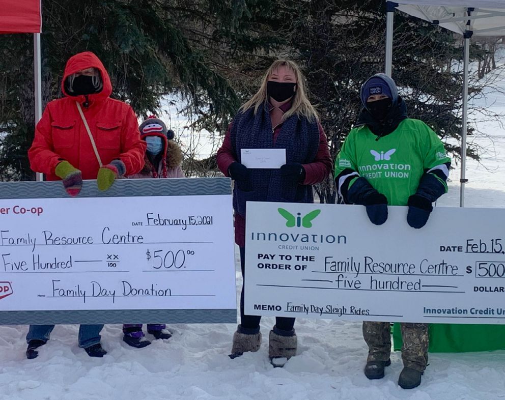 Family Resource Centre cheque presentation