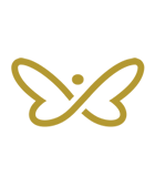 Innovation Wealth gold butterfly icon
