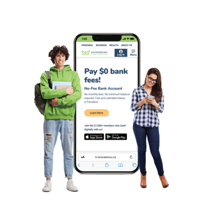 People Standing Beside Large Phone