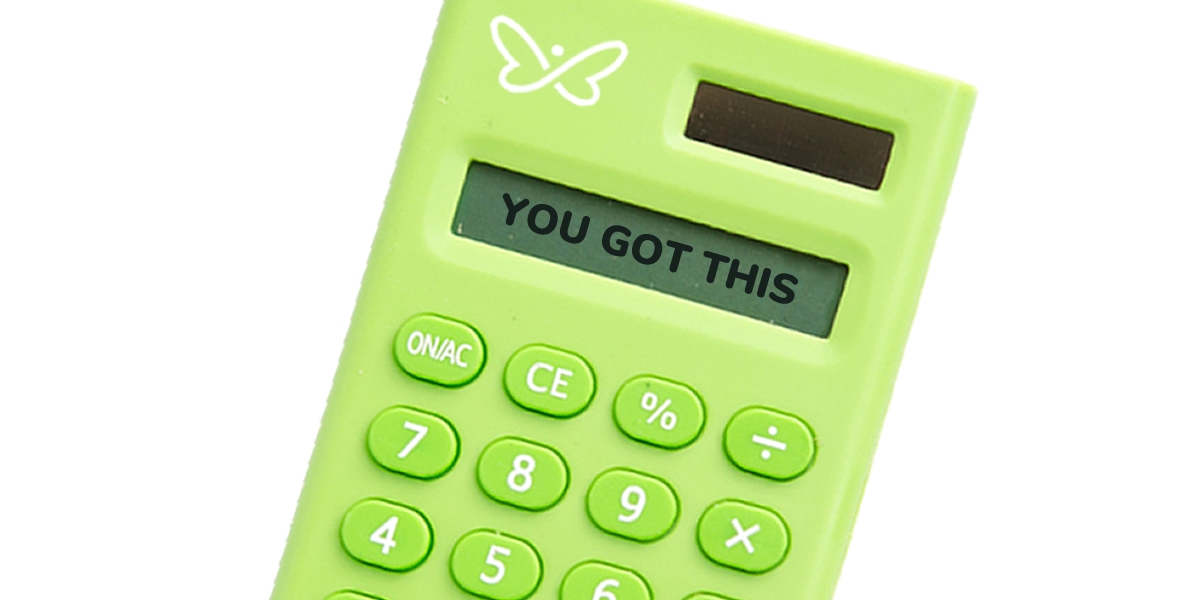 Innovation calculator with the words You Got This on the screen