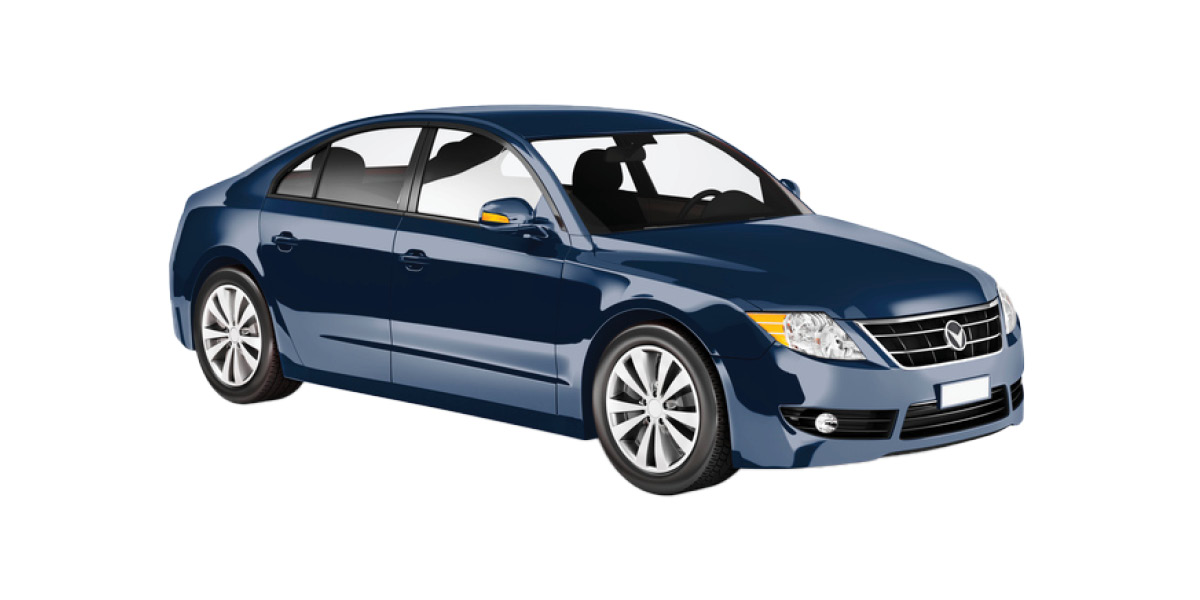 Blue sedan