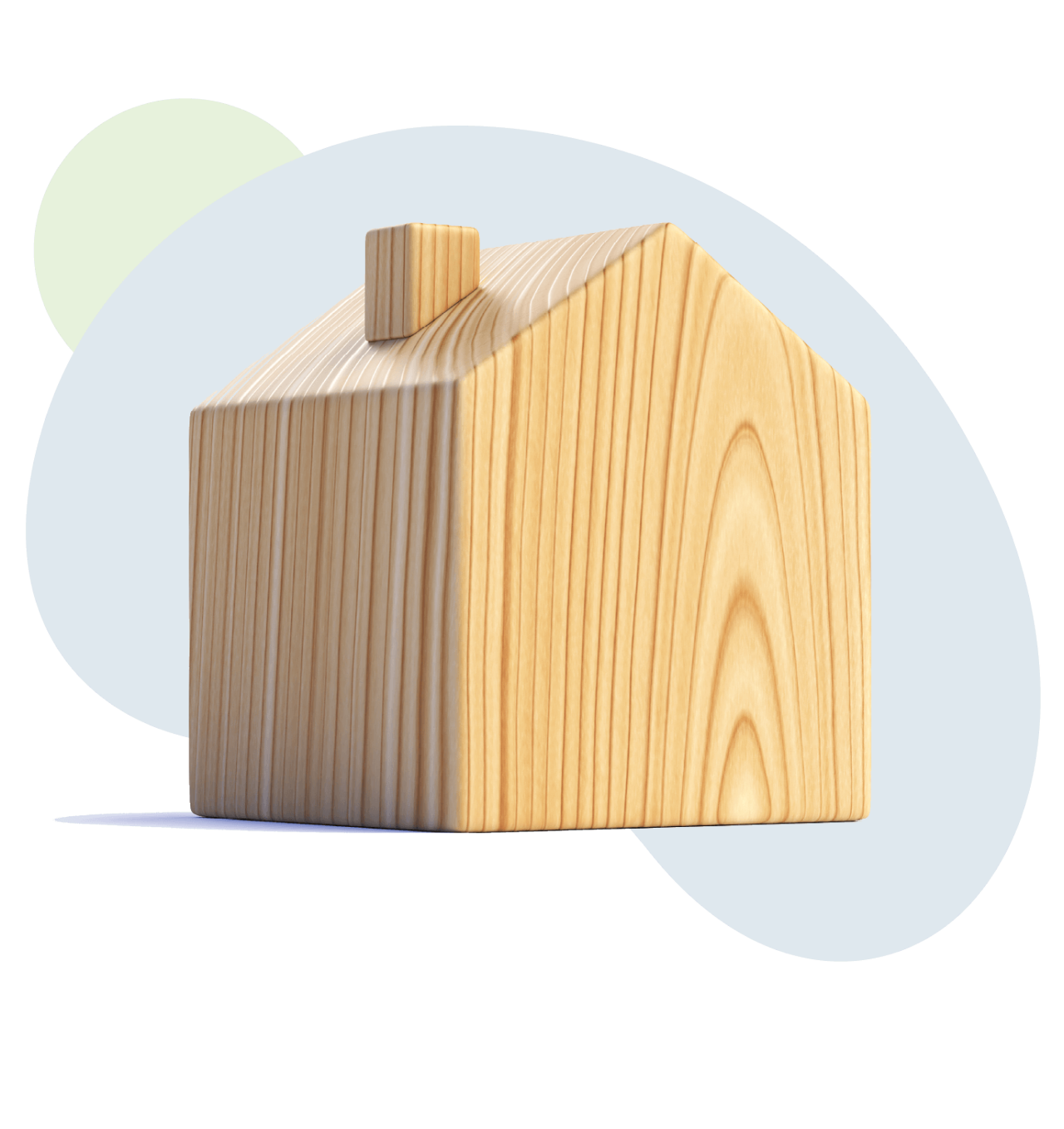 Wooden block house