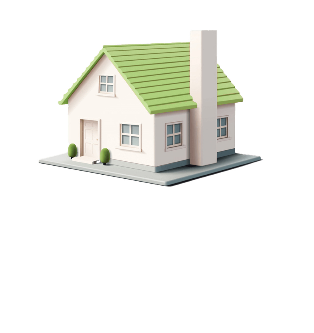 House with green roof